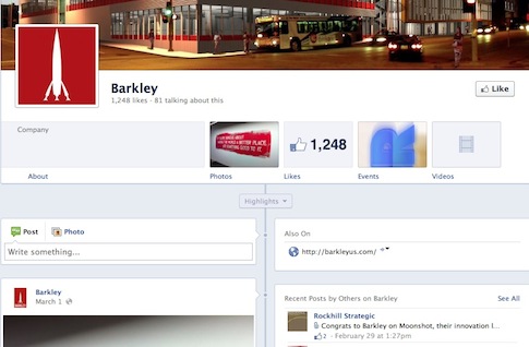 Barkley's Facebook Timeline