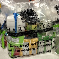 BackSnack kits at Harvesters